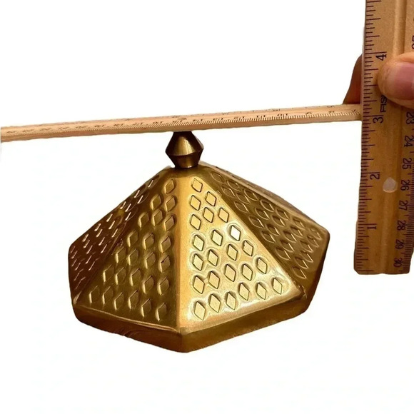 IKEA GOKVÄLLA 605.420.33 Ramadán Collection Gold Tone Aluminum Serving Bowl - Picture 11 of 12